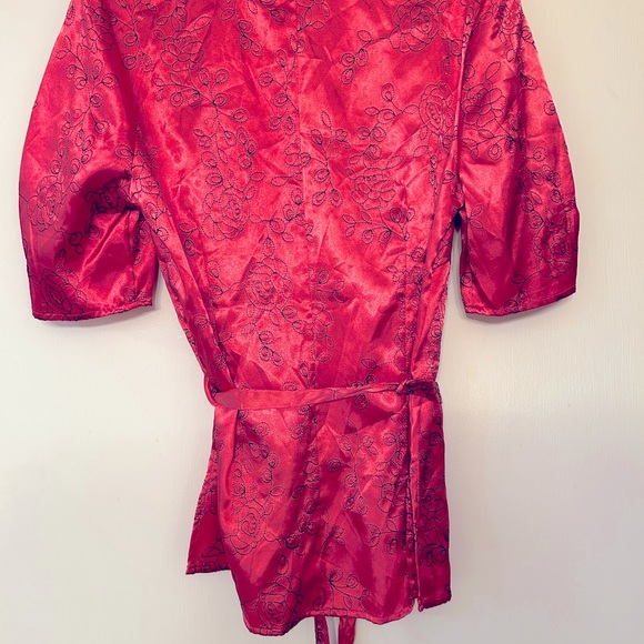 Studio 19490 Hot Pink Embellished Blouse - Picture 4 of 4